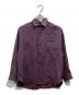 MAISON SPECIAL（メゾンスペシャル）の古着「High Count Wool Prime-Over Shirt」｜パープル