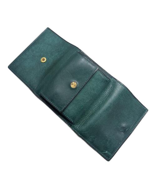 Lemma（レンマ）lemma (レンマ) Recta 3つ折り財布 グリーンの古着・服飾アイテム
