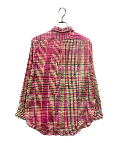 POLO COUNTRY（ポロカントリー）POLO COUNTRY (ポロカントリー) マドラスチェック ボタンダウンシャツ ピンク サイズ:Lの古着・服飾アイテム