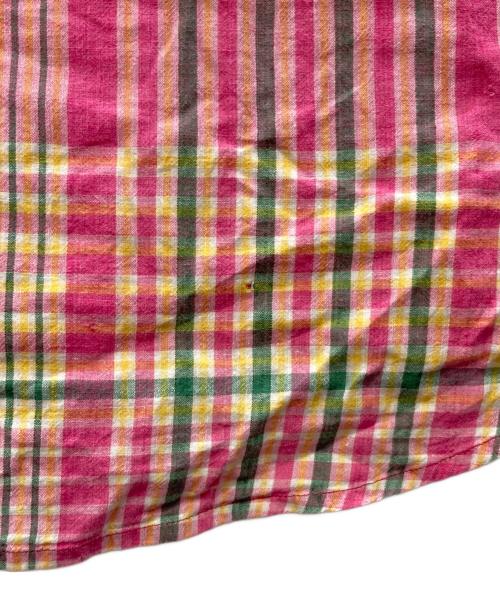 POLO COUNTRY（ポロカントリー）POLO COUNTRY (ポロカントリー) マドラスチェック ボタンダウンシャツ ピンク サイズ:Lの古着・服飾アイテム