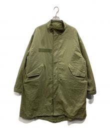 BEAMS HEART（ビームスハート）の古着「3WAY ビッグシルエット モッズコート」｜オリーブ