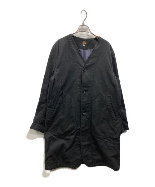 Needles（ニードルズ）Needles (ニードルズ) ノーカラーコート ブラック サイズ:Mの古着・服飾アイテム