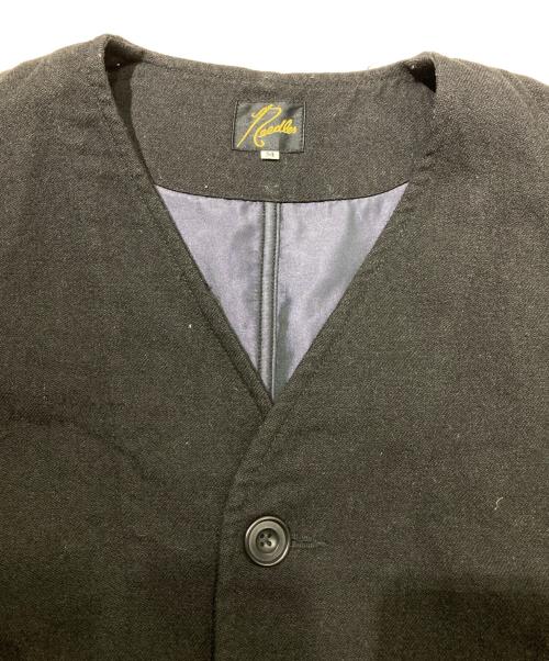 Needles（ニードルズ）Needles (ニードルズ) ノーカラーコート ブラック サイズ:Mの古着・服飾アイテム
