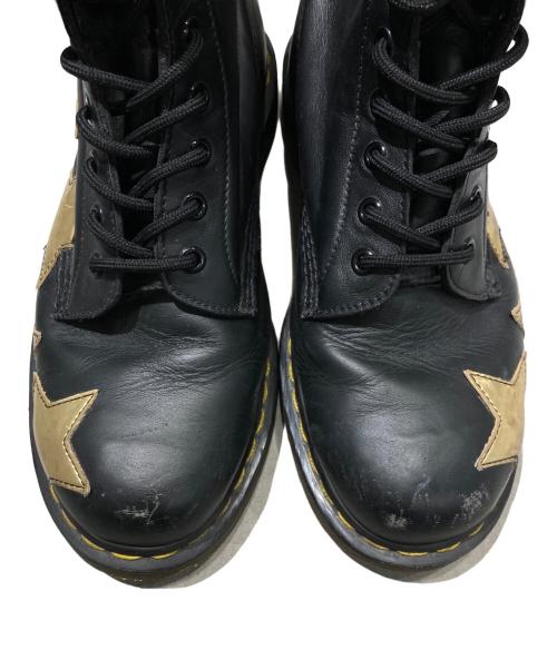 Dr.Martens（ドクターマーチン）Dr.Martens (ドクターマーチン) STELLA（ステラ） ブラック×ゴールド サイズ:UK　8の古着・服飾アイテム