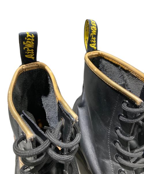 Dr.Martens（ドクターマーチン）Dr.Martens (ドクターマーチン) STELLA（ステラ） ブラック×ゴールド サイズ:UK　8の古着・服飾アイテム
