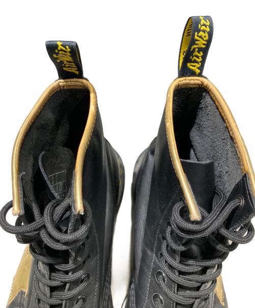 Dr.Martens（ドクターマーチン）Dr.Martens (ドクターマーチン) STELLA（ステラ） ブラック×ゴールド サイズ:UK　8の古着・服飾アイテム