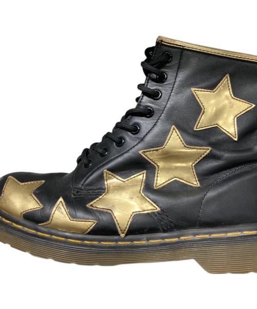 Dr.Martens（ドクターマーチン）Dr.Martens (ドクターマーチン) STELLA（ステラ） ブラック×ゴールド サイズ:UK　8の古着・服飾アイテム
