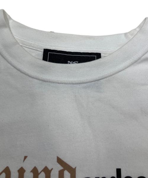 WIND AND SEA（ウィンダンシー）WIND AND SEA (ウィンダンシー) FRONT LOGO L/S TEE（フロントロゴロングスリーブティー） ホワイト×ブラウン サイズ:SIZE XLの古着・服飾アイテム