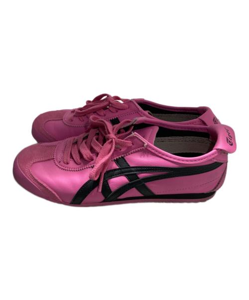 Onitsuka Tiger（オニツカタイガー）Onitsuka Tiger (オニツカタイガー) MEXICO 66 DRAGON FRUIT/BLACK サイズ:24.5の古着・服飾アイテム