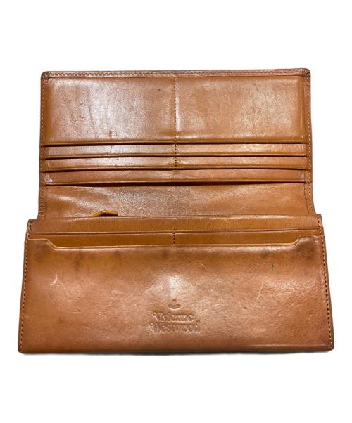 Vivienne Westwood（ヴィヴィアンウエストウッド）Vivienne Westwood (ヴィヴィアンウエストウッド) エンベロープ ウォレット ブラウンの古着・服飾アイテム