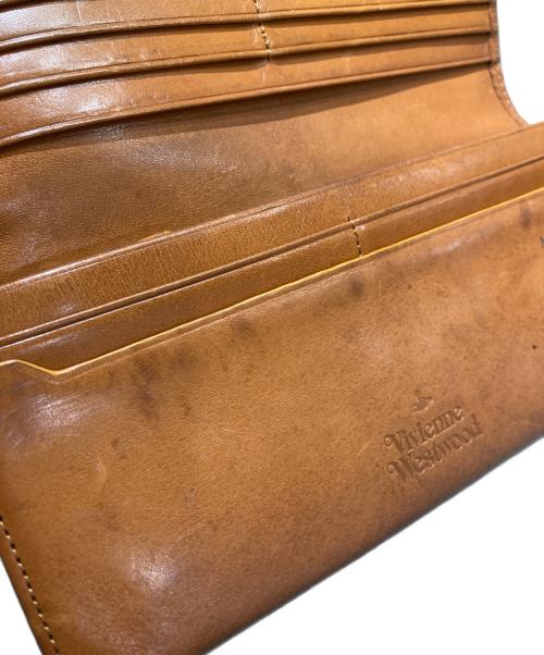 Vivienne Westwood（ヴィヴィアンウエストウッド）Vivienne Westwood (ヴィヴィアンウエストウッド) エンベロープ ウォレット ブラウンの古着・服飾アイテム