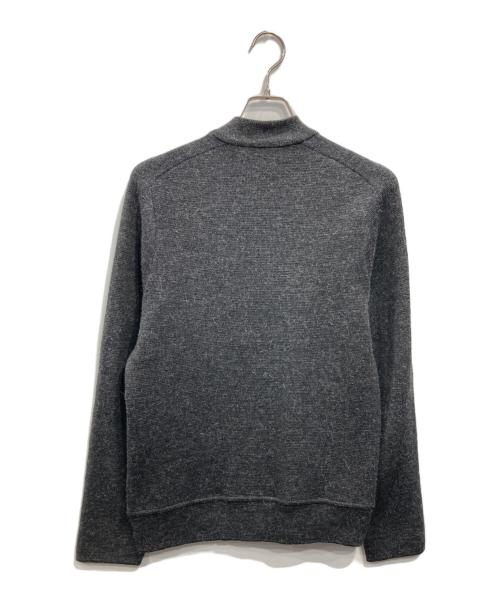 POLO RALPH LAUREN（ポロ・ラルフローレン）POLO RALPH LAUREN (ポロ・ラルフローレン) ウールアルパカ ジップアップカーディガン グレー サイズ:Mの古着・服飾アイテム