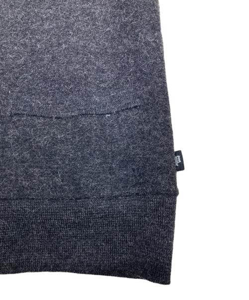 POLO RALPH LAUREN（ポロ・ラルフローレン）POLO RALPH LAUREN (ポロ・ラルフローレン) ウールアルパカ ジップアップカーディガン グレー サイズ:Mの古着・服飾アイテム