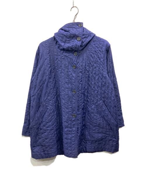 YACCO MARICARD（ヤッコマリカルド）YACCO MARICARD (ヤッコマリカルド) キルティングフーデッドコート ネイビー サイズ:Nの古着・服飾アイテム