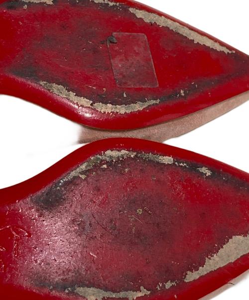 Christian Louboutin（クリスチャン・ルブタン）Christian Louboutin (クリスチャン・ルブタン) ANJALINA FLAT VEAU VELOURS ピンク サイズ:37の古着・服飾アイテム