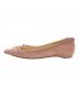 Christian Louboutin (クリスチャン・ルブタン) ANJALINA FLAT VEAU VELOURS ピンク サイズ:37：10000円