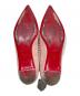 中古・古着 Christian Louboutin (クリスチャン・ルブタン) ANJALINA FLAT VEAU VELOURS ピンク サイズ:37：10000円