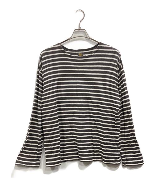 BATONER（バトナ―）BATONER (バトナ―) COTTON-LINEN HIGH TWIST BASQUE SHIRT L/S ブラック サイズ:2の古着・服飾アイテム