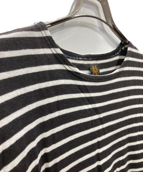 BATONER（バトナ―）BATONER (バトナ―) COTTON-LINEN HIGH TWIST BASQUE SHIRT L/S ブラック サイズ:2の古着・服飾アイテム