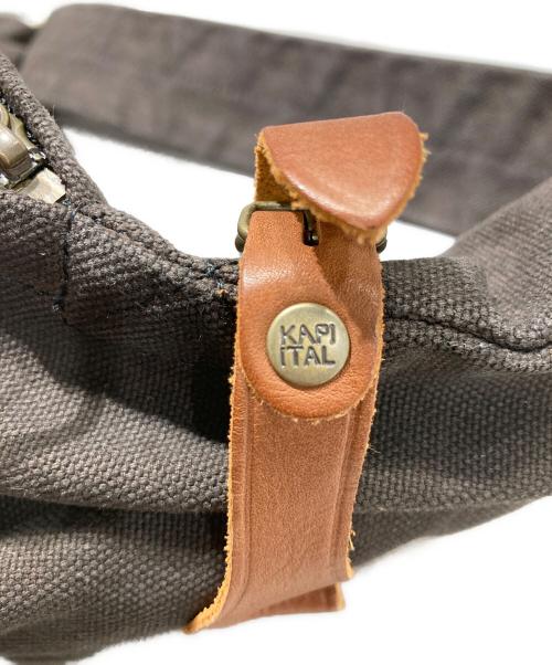 KAPITAL（キャピタル）KAPITAL (キャピタル) 6号帆布 モアリトルスナフキンBAG ブラックの古着・服飾アイテム