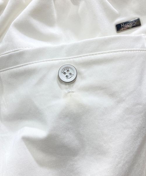 HERNO（ヘルノ）HERNO (ヘルノ) イージーダブルニーパンツ ホワイト サイズ:Ｓの古着・服飾アイテム