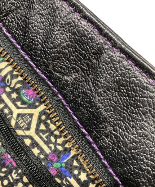 ANNA SUI（アナスイ）ANNA SUI (アナスイ) バタフライチャームレザートートバッグ ブラックの古着・服飾アイテム