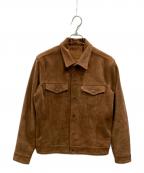 LEVI'S PReMIUM×JOURNAL STANDARD relumeリーバイス プレミアム×ジャーナルスタンダード レリューム）の古着「別注 TYPEⅢスウェードトラッカージャケット」｜ブラウン