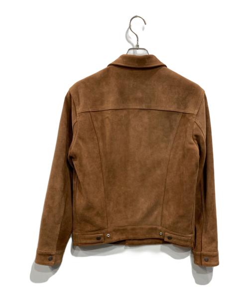 LEVI'S PReMIUM（リーバイス プレミアム）LEVI'S PReMIUM (リーバイス プレミアム) JOURNAL STANDARD relume (ジャーナルスタンダード レリューム) 別注 TYPEⅢスウェードトラッカージャケット ブラウン サイズ:Sの古着・服飾アイテム