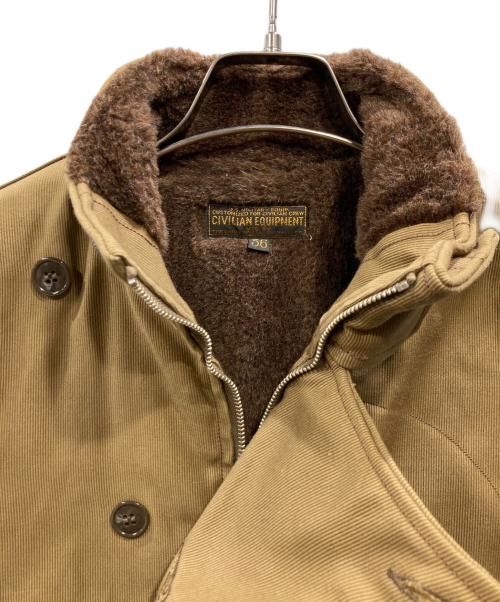 freewheelers（フリーホイーラーズ）FREEWHEELERS (フリーホイーラーズ) WINTER AVIATORS'VEST ブラウン サイズ:36の古着・服飾アイテム