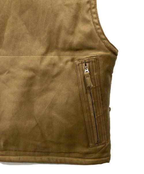 freewheelers（フリーホイーラーズ）FREEWHEELERS (フリーホイーラーズ) WINTER AVIATORS'VEST ブラウン サイズ:36の古着・服飾アイテム
