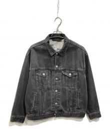 LEVI'S（リーバイス）の古着「UNIVERSAL MONSTERSデニムジャケット」｜ブラック