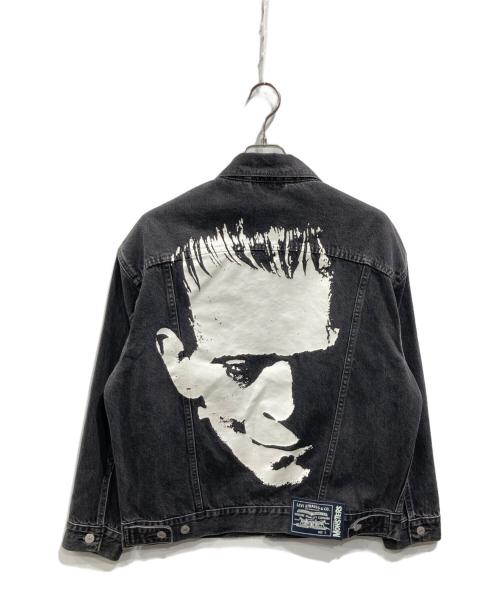 LEVI'S（リーバイス）LEVI'S (リーバイス) UNIVERSAL MONSTERSデニムジャケット ブラック サイズ:Ｓの古着・服飾アイテム