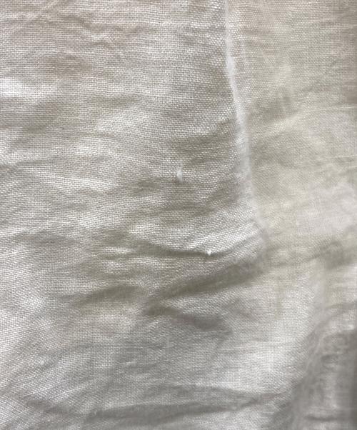 nous rendent heureux（ヌーランドオロー）nous rendent heureux (ヌーランドオロー) フリルカラーリネンブラウス アイボリー サイズ:Fの古着・服飾アイテム