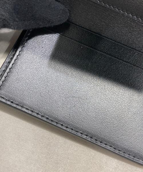 Acne studios（アクネ ストゥディオズ）Acne studios (アクネ ストゥディオズ) 3つ折りレザーウォレット ブラックの古着・服飾アイテム