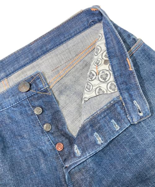 EVISU（エヴィス）EVISU (エヴィス) 2100 カモメ刺繍 デニムパンツ インディゴ サイズ:SIZE 34の古着・服飾アイテム