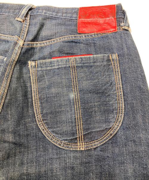 EVISU（エヴィス）EVISU (エヴィス) 2100 カモメ刺繍 デニムパンツ インディゴ サイズ:SIZE 34の古着・服飾アイテム