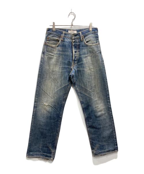 EVISU（エヴィス）EVISU (エヴィス) カモメ×家紋 デニムパンツ インディゴ サイズ:32の古着・服飾アイテム