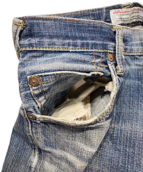 EVISU（エヴィス）EVISU (エヴィス) カモメ×家紋 デニムパンツ インディゴ サイズ:32の古着・服飾アイテム