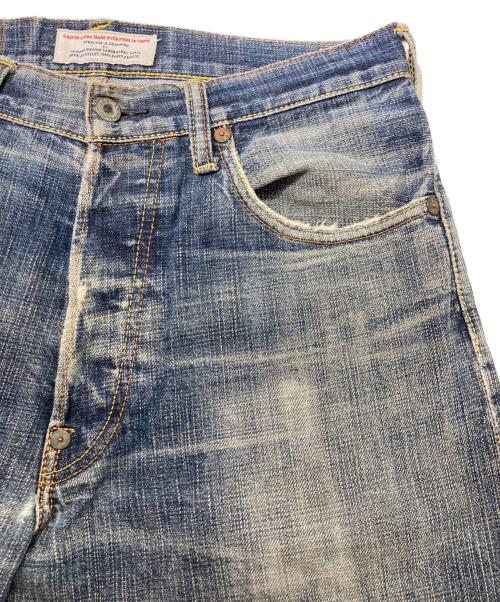 EVISU（エヴィス）EVISU (エヴィス) カモメ×家紋 デニムパンツ インディゴ サイズ:32の古着・服飾アイテム