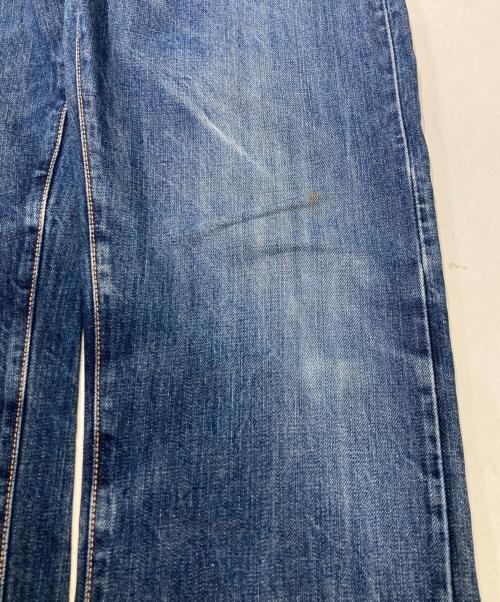 EVISU（エヴィス）EVISU (エヴィス) ダブルカモメ デニムパンツ インディゴ×イエロー サイズ:SIZE 31の古着・服飾アイテム