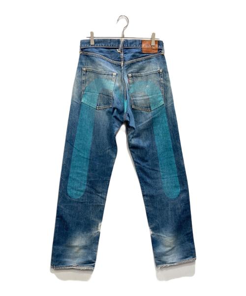 EVISU（エヴィス）EVISU (エヴィス) No.2 ビッグカモメ デニムパンツ インディゴ サイズ:SIZE 32の古着・服飾アイテム