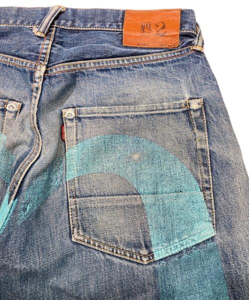 EVISU（エヴィス）EVISU (エヴィス) No.2 ビッグカモメ デニムパンツ インディゴ サイズ:SIZE 32の古着・服飾アイテム