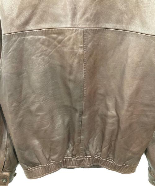 POLO RALPH LAUREN（ポロ・ラルフローレン）POLO RALPH LAUREN (ポロ・ラルフローレン) レザースイングトップ ブラウン サイズ:Sの古着・服飾アイテム