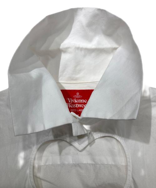 Vivienne Westwood RED LABEL（ヴィヴィアンウエストウッドレッドレーベル）Vivienne Westwood RED LABEL (ヴィヴィアンウエストウッドレッドレーベル) ラブシャツ ホワイト サイズ:03の古着・服飾アイテム