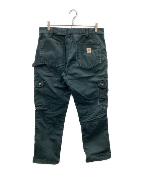 CarHartt（カーハート）CarHartt (カーハート) ダブルニー・カーゴワークパンツ ブラック サイズ:34の古着・服飾アイテム