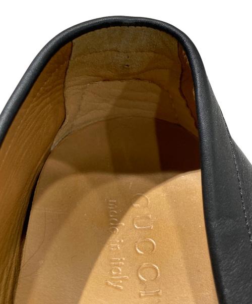GUCCI（グッチ）GUCCI (グッチ) マイクログッチシマ ドライビングシューズ ブラック サイズ:9の古着・服飾アイテム