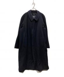 Burberry's（バーバリーズ）の古着「WOOL&CASHMERE ノヴァチェックライニング メルトンステンカラーコート」｜ネイビー