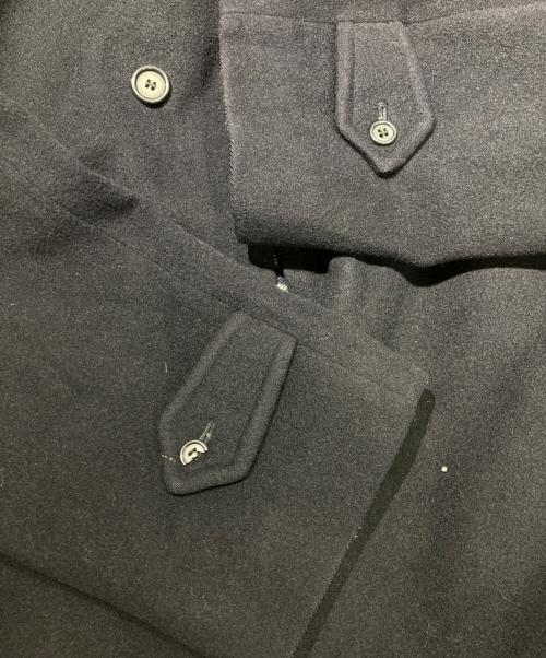 Burberry's（バーバリーズ）Burberry's (バーバリーズ) WOOL&CASHMERE ノヴァチェックライニング メルトンステンカラーコート ネイビー サイズ:不明の古着・服飾アイテム