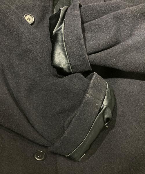 Burberry's（バーバリーズ）Burberry's (バーバリーズ) WOOL&CASHMERE ノヴァチェックライニング メルトンステンカラーコート ネイビー サイズ:不明の古着・服飾アイテム