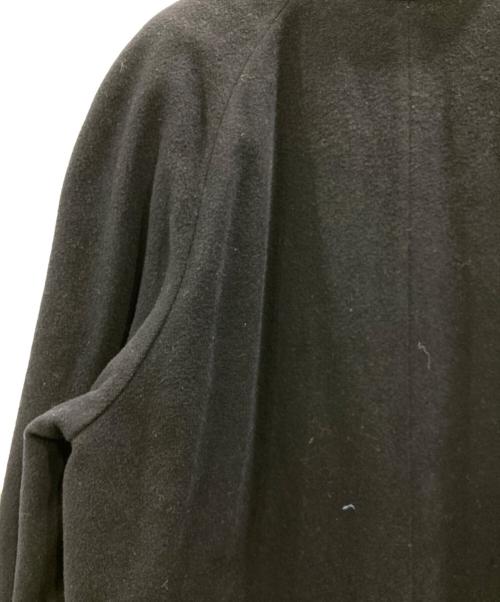 Burberry's（バーバリーズ）Burberry's (バーバリーズ) WOOL&CASHMERE ノヴァチェックライニング メルトンステンカラーコート ネイビー サイズ:不明の古着・服飾アイテム